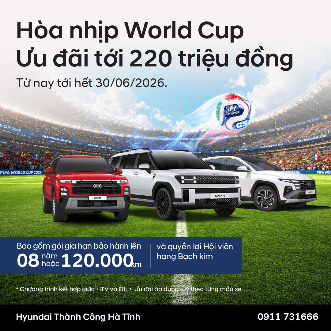 HÒA NHỊP WORLD CUP - ƯU ĐÃI TỚI 220 TRIỆU ĐỒNG